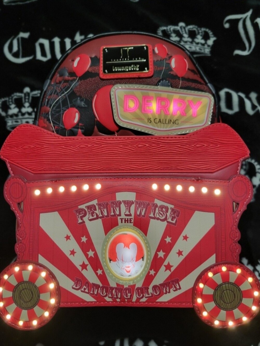 Loungefly Light Up It 2 Books A Millipn Exclusive Sold Out Mini Backpack